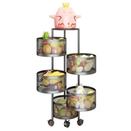 5-layer multifunctional kitchen rack