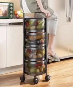 5-layer multifunctional kitchen rack