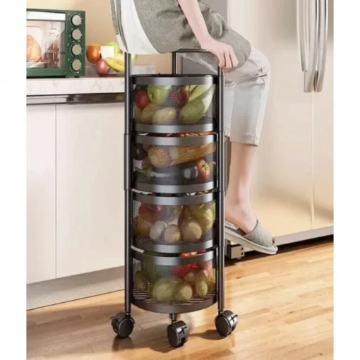 5-layer multifunctional kitchen rack