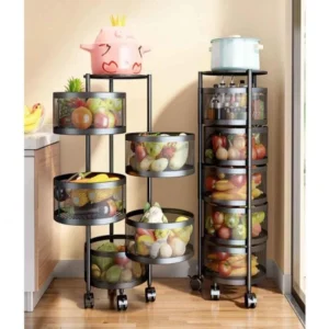 5-layer multifunctional kitchen rack