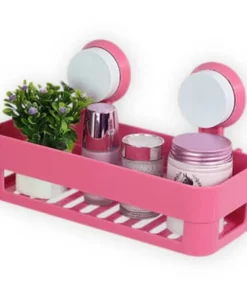 bathroom corner shelf suction rack