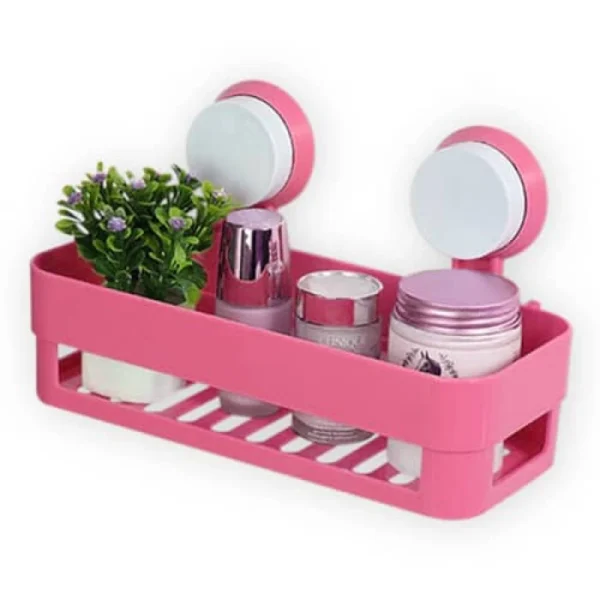 bathroom corner shelf suction rack