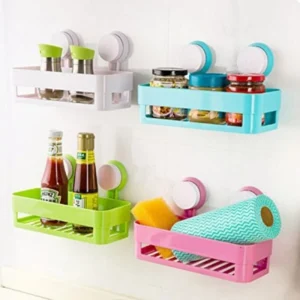 bathroom corner shelf suction rack