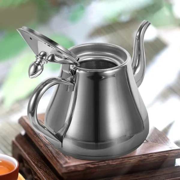 stainless steel teapot